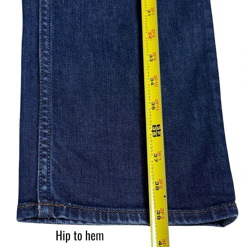 Banana Republic Slim Dark Blue Jeans Capsule‎ Comfort Preppy Chic Minimalist 33